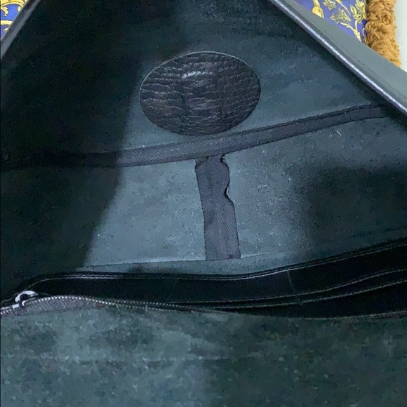 DOONEY &. BOURKE VINTAGE/RARE BLACK PEBBLED BAG - Picture 5 of 7